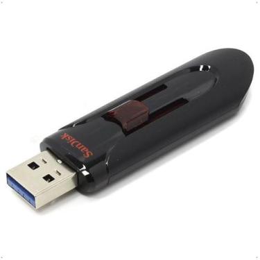 Imagem de Pendrive Sandisk Cruzer Glide 32gb 3.0 Preto E Vermelho Usb