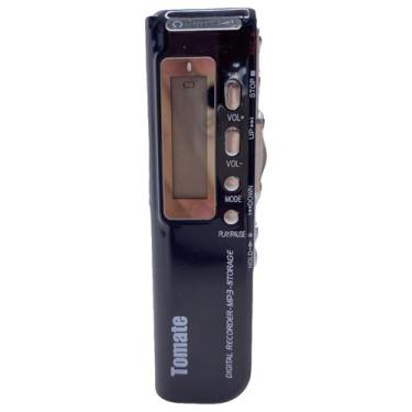 Imagem de Gravador De Audio E Voz Digital Lcd Mp3 8gb Mt-556 Tomate - Eletronica