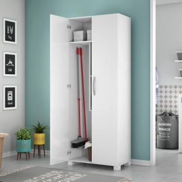 Imagem de Armário Multiuso 2 Portas Branco NT4015 Notável Móveis, Branco