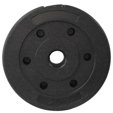 Imagem de Anilha Furo Comum Pvc - 2.5Kg - Rino Force