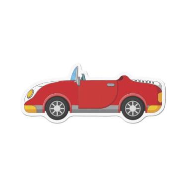 Imagem de Tapete Decorativo Infantil Neoprene 2mm Carro 57x137cm Cores - PRESENT