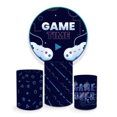 Imagem de Painel Decorativo Infantil Vídeo Game 100% Poliéster - PRESENTE-BRINDE