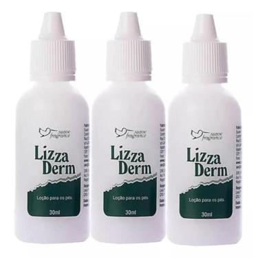 Imagem de Kit 3 Loção Lizza Derm Trata e Evita Rachaduras nos Pés - Suave Fragra