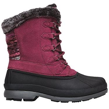 Imagem de Propét Bota de neve feminina Lumi Tall Lace, Baga, 11 X-Wide