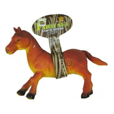 Imagem de Cavalo De Vinil Com Som A Bateria 34X23Cm - DM TOYS