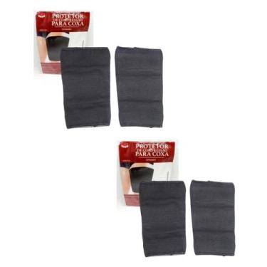 Imagem de Kit 2 Pares de Tensor Coxa Coxal Contra Distensões Musculares Recupera