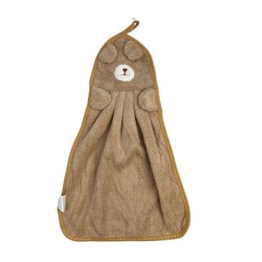 Imagem de Toalha De Mão De Bichinhos Lã Coral Absorvente Infantil Bebê - Inter, 