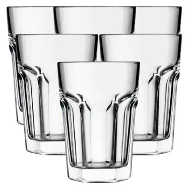 Imagem de Jogo 6 Copos Vidro Grosso 400ml Cerveja Suco Drink - Original