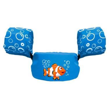 Imagem de Colete Boia Flutuador Infantil Criança Natação Piscina Mar Peixe Breno