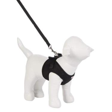 Imagem de Peitoral Urban Puppy para Cães Colete Aerado Preto - Tamanho P