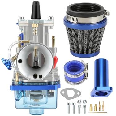 Imagem de YOXUFA Kit coletor de admissão de carburador 212 para PWK 24 Carb Predator 212cc Motor Baja Warrior Mb200 Coleman CT200U-EX BT200X Hammerhead 80T GX200 196cc 200cc 6.5hp Mini Bike Go Kart peças de desempenho