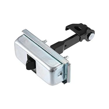 Imagem de X AUTOHAUX Conjunto de trava de porta dianteira 15173407 para Chevrolet para GMC para Cadillac Conjunto de braço de verificação de porta esquerda direita direita direita LH RH Correia de verificação de porta limitador de permanência de porta