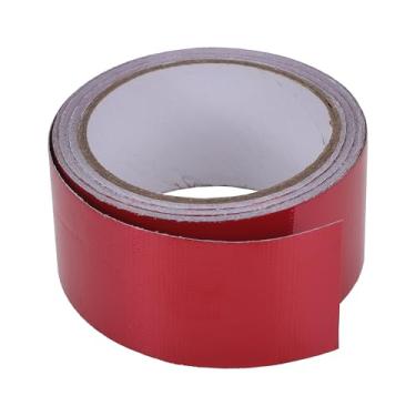 Imagem de TUCKBOLD Fita autoadesiva para caminhão RV carro 1,97 x 24,18 m | Fita de reparo de lona de tenda à prova de vazamento de fibra de vidro vermelha 1 peça