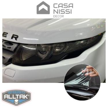 Imagem de Fume Claro Brilhante Pelicula Farol Lanterna Alltak, 3,0