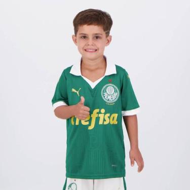 Imagem de Camisa Puma Palmeiras I 2024 Juvenil, 8 ANOS