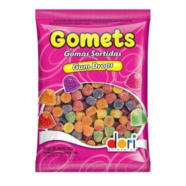 Imagem de Gomets Gum Drops Sinos Sortidos 700g - Dori