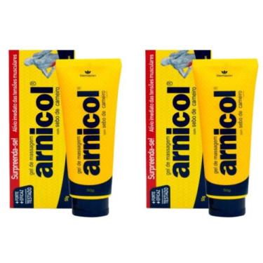 Imagem de GEL PARA MASSAGEM ARNICOL com sebo de carneiro 50gr DEMAZON KIT 02 UNI