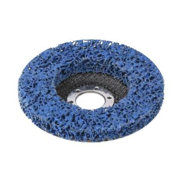 Imagem de 1PC Disco de tira de polimento Roda abrasiva Removedor de ferrugem para rebarbadora de ângulo Carro Caminhão Motocicletas Polimento, Azul, 100x16mm Grão