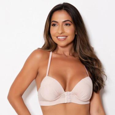 Imagem de Sutiã Nadador com Bojo Liso Sem Renda - D'Mattos Confecção, Base, M