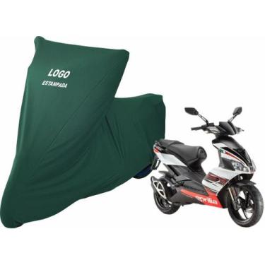 Imagem de Capa de Tecido Lycra Para Moto Aprilia SR - Mz, Verde