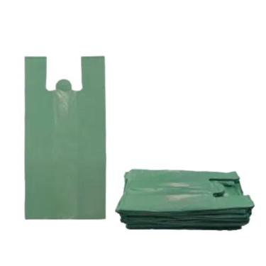 Imagem de Sacola plástica reforçada 1kg vários tamanhos na cor verde - AZ, 40X50