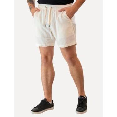 Imagem de Short Reserva Masculino Casual Eco Linen Off-White-Masculino