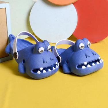 Imagem de Sandália Infantil Babuche Desenho Peixinho - Magali, Cinza claro, 21