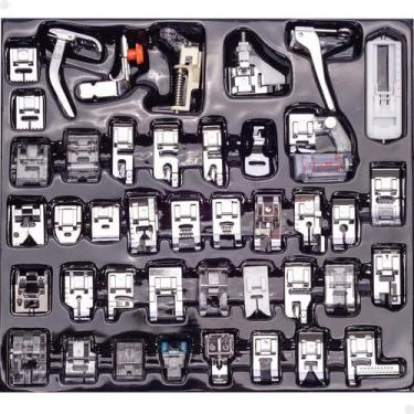 Imagem de 42 Calcadores Lorben Sapata Máquina Costura Brother Singer