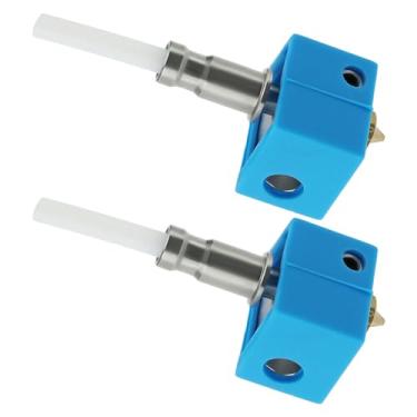 Imagem de Micro Traders 2 conjuntos de bicos Hotend de cabeça de impressão de 0,4 mm com meia de silicone compatível com Anycubic Kobra e compatível com impressoras Kobra NEO 3D Kit de acessórios Hot End
