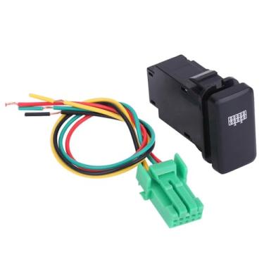 Imagem de 12v Azul Led Interruptor de Balancim Automático para Carro Interruptor Liga/desliga Interruptor de Alternância Interruptor de Balancim de Carro para Hilux Land Cruiser Barra de