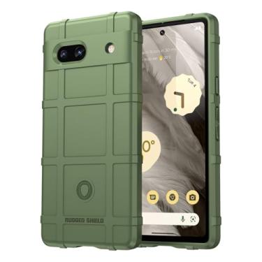 Imagem de Zoeirc Capa para Pixel 7A, capa para Pixel 7A G0DZQ, capa de TPU resistente à prova de choque de grau militar e capa de proteção de lente de câmera para celular para Google Pixel 7A verde