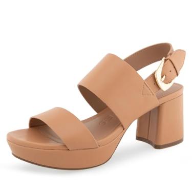 Imagem de Aerosoles Sandália feminina de salto Camilia, Natural, 6.5
