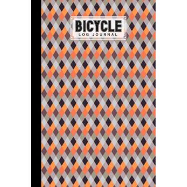 Imagem de Bicycle Log Journal: Cycling Logbook Diagonal Cover, Bike Riding, Bicycle Lovers, Log Book to keep track of daily Biking Training | 120 Pages, Size 6" x 9" | by Mario Steffen