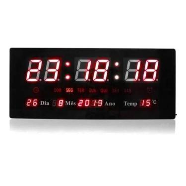 Imagem de Relógio Digital Led Vermelho Alarme Silencioso - Bc Bora Colega Shop