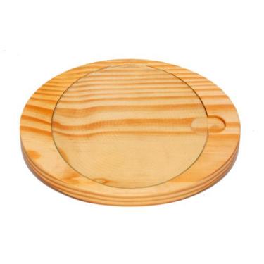 Imagem de Petisqueira Madeira Base vidro - nadalini