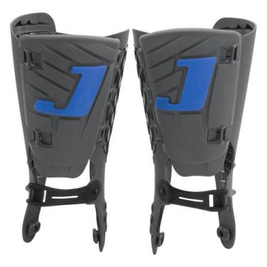 Imagem de Carcaça Armadura Infantil Bota Jett Lite Proteção Par Esportivas, Cinz