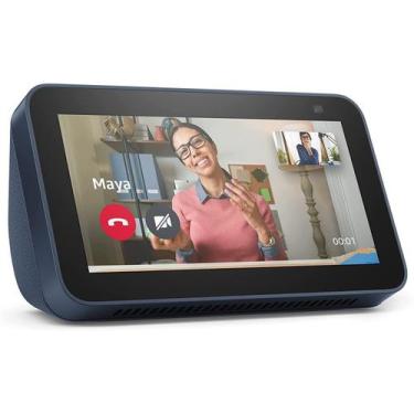 Imagem de Novo Echo Show 5 2 Geração, Versão 2021 - Cor Azul - Amazon