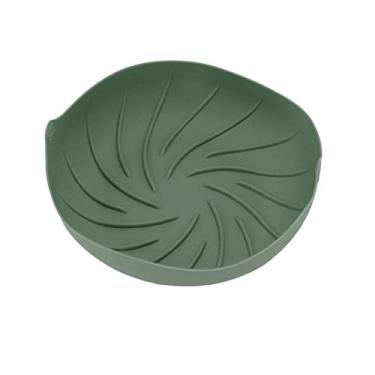 Imagem de Grande Fritadeira de Silicone Redondo Forro de Fritadeira de Alta Temperatura de Fritadeira de Silicone (Sílica gel 3)