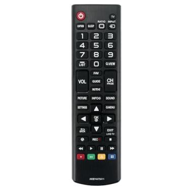 Imagem de Controle remoto de substituição AKB74475411 compatível com LG TV AKB74475448 AKB73975784 AKB74915349 AKB74915380 39LN5400 49LF5500 32LN540B 43LF540B 00 32 LN5400 49LF5400 42LN5400 47LN5400 47LN5400-SA