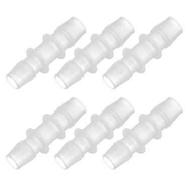 Imagem de PATIKIL 6 peças de acessórios de mangueira de plástico de 2/12.7 cm a 1/5.1 cm, acessórios para tubos redutores, adaptador de tubulação, kit de junta de emenda de união para sistema de ar gás água