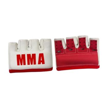 Imagem de Aymzbd MMA Gel Boxing luvas homens homens presentes fitness nylon guardas de exercícios meias luvas para brigas de karatê lutando kickboxing de sanda, Branco