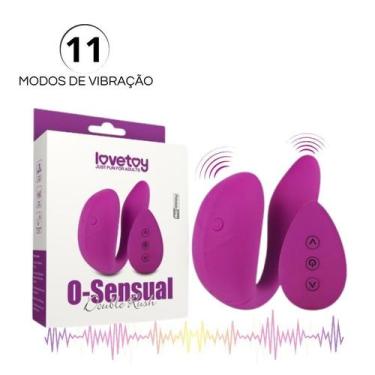 Imagem de Vibrador de Casal com 11 Modos de Vibração e Controle Remoto OSensual 