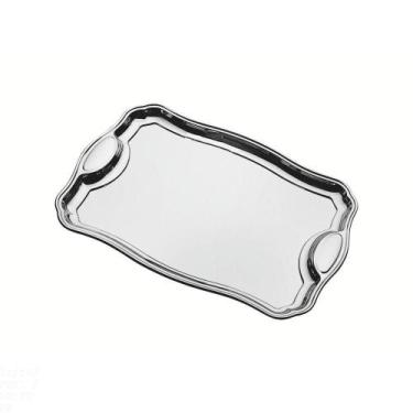Imagem de Bandeja Retangular Classic Tramontina Em Aço Inox Com Alças 35x24cm Tr