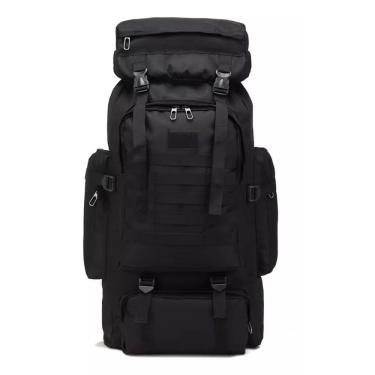 Imagem de Mochila Cargueira Esportiva 80L Masculina Feminina Reforçada Impermeável Trilhar Viagem