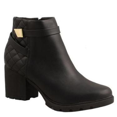 Imagem de Bota Via Uno Cano Curto Tratorada Feminina Cor:;Tamanho:38;Gênero:Feminino-Feminino