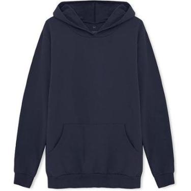 Imagem de BLUSA MOLETOM FLANELADO CAPUZ MASCULINO GRAFITE Cor:;Tamanho:GG;Gênero:Masculino-Masculino