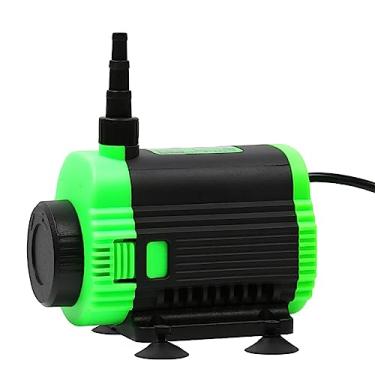 Imagem de SJHDUNBW Bomba de água ultra silenciosa de 12 V 480 L/h, bomba submersível, durável, mini oxigenador, tanque de peixes, para estátuas de lagos de aquário, UE