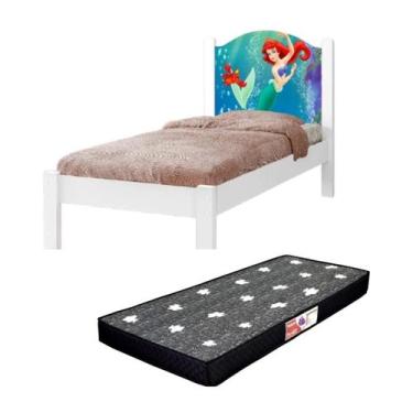 Imagem de Cama Adesivada Solteiro Personagens Acompanha Colchão 188x88 D20 - Any