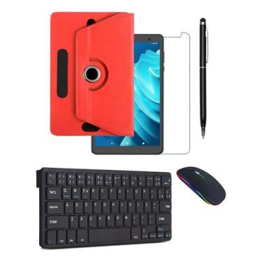 Imagem de Capa + Película + Teclado Mouse E Caneta Para Tab Pritom 8p - NoBrand,