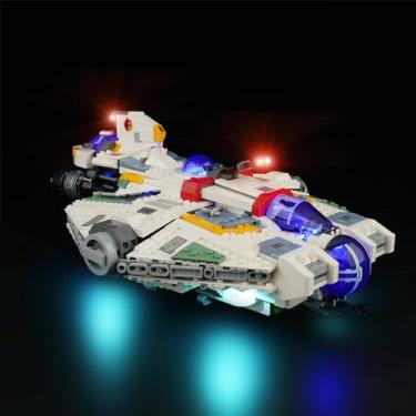 Imagem de Rorliny LED Light Kit for Lego Star Wars Ghost & Phantom II 75357 Building Set, Creative Lighting kit Compatible with Lego 75357 (Lights Only, No Lego Set)